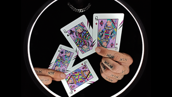 72194-alt5 Retro Wave Playing Cards