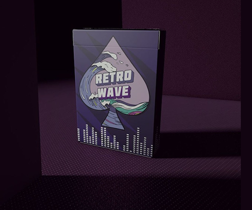 Retro Wave Playing Cards