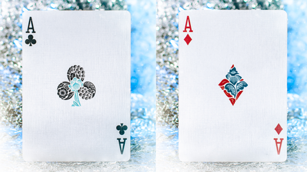 Butterfly Seasons Marked Playing Cards (Winter) by Ondrej Psenicka