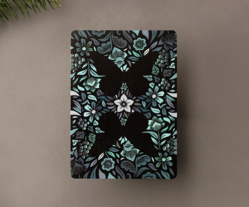 Butterfly Seasons Marked Playing Cards (Winter) by Ondrej Psenicka