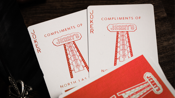 72375-alt1 Jerry's Nugget (Atomic Red) Marked Monotone Playing Cards