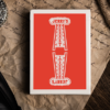 72375-full Jerry's Nugget (Atomic Red) Marked Monotone Playing Cards