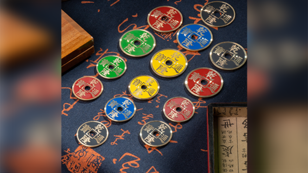 72413-alt1 RAINBOW COINS (MORGAN) by N2G - Trick