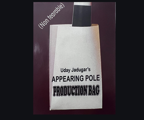 APPEARING POLE BAG WHITE (Gimmicked / No Tear) by Uday Jadugar - Trick
