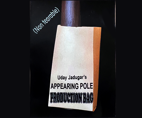 APPEARING POLE BAG BROWN (Gimmicked / No Tear) by Uday Jadugar - Trick