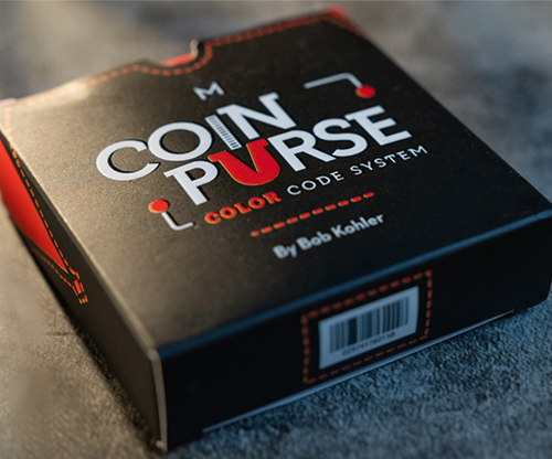 COLOR CODE COIN PURSE RED by Bob Kohler - Trick