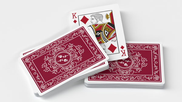 72899-alt1 Black Roses Edelrot Playing Cards (Fully Marked)