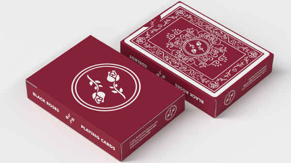 72899-full Black Roses Edelrot Playing Cards (Fully Marked)