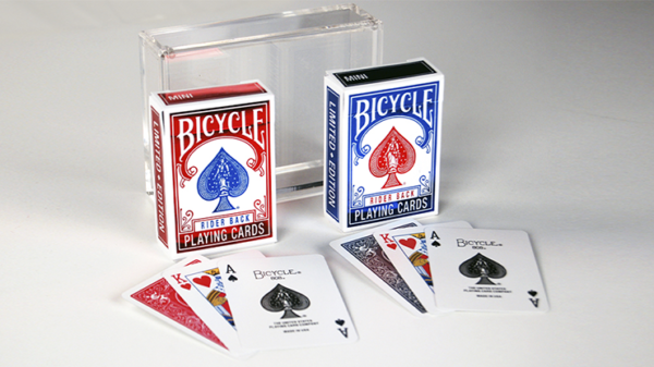 72900-alt1 Bicycle Rider Back Mini Limited Edition (2 Pack With Foil Tucks In Carat Case) by US Playing Card Co
