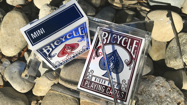 72900-alt3 Bicycle Rider Back Mini Limited Edition (2 Pack With Foil Tucks In Carat Case) by US Playing Card Co