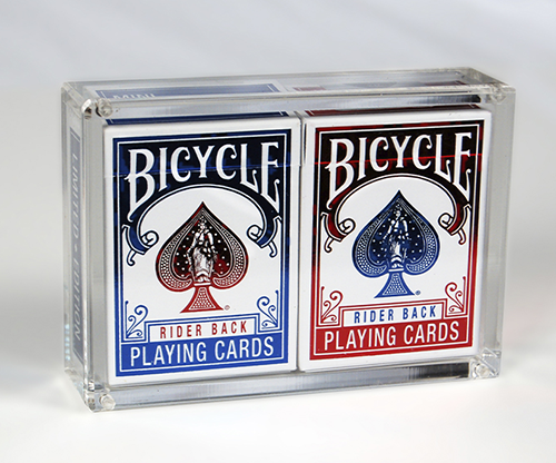Bicycle Rider Back Mini Limited Edition (2 Pack With Foil Tucks In Carat Case) by US Playing Card Co