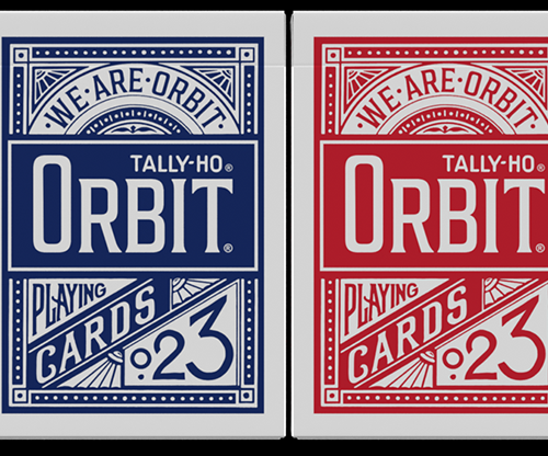 Orbit Tally Ho Circle Back (Blue) Playing Cards