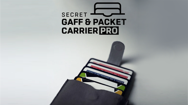 73102-alt4 SECRET GAFF AND PACKET CARRIER PRO (Black Leather)