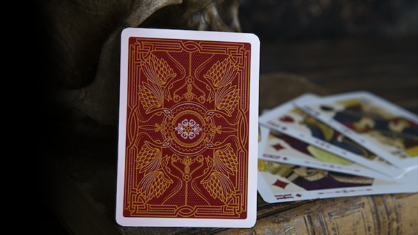 73789-alt1 Shakespeare (Burgundy) Playing Cards