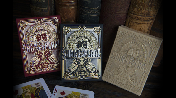 73789-alt5 Shakespeare (Burgundy) Playing Cards