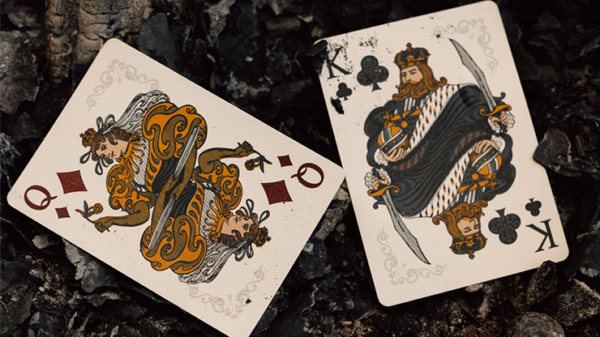 74156-alt4 Bicycle Cinder Playing Cards by US Playing Card