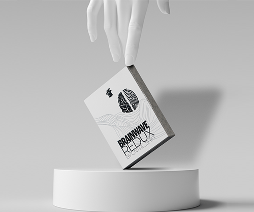 Brainwave Redux Blue (Gimmicks and Online Instructions) by cntrl_shft - Trick