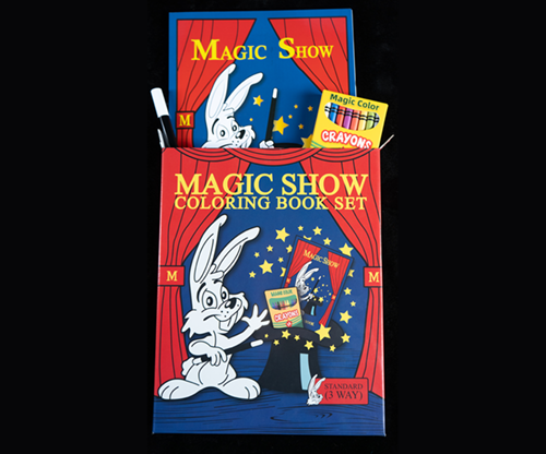 MAGIC SHOW Coloring Book STANDARD SET (3 way) by Murphy's Magic