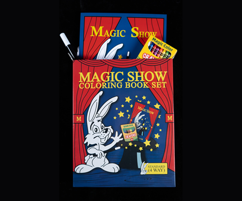 MAGIC SHOW Coloring Book DELUXE SET (4 way) by Murphy's Magic