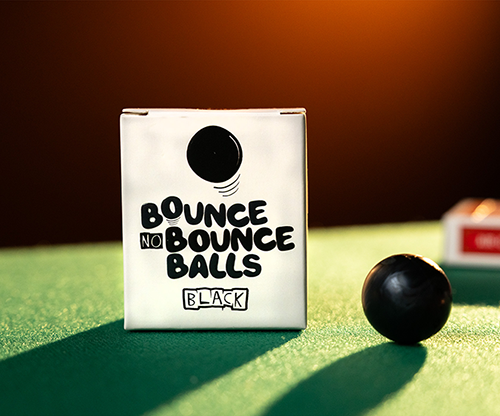 Bounce no Bounce Balls BLACK by Murphy's Magic - Trick