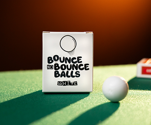 Bounce no Bounce Balls WHITE by Murphy's Magic - Trick