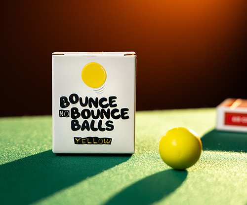 Bounce no Bounce Balls YELLOW by Murphy's Magic - Trick