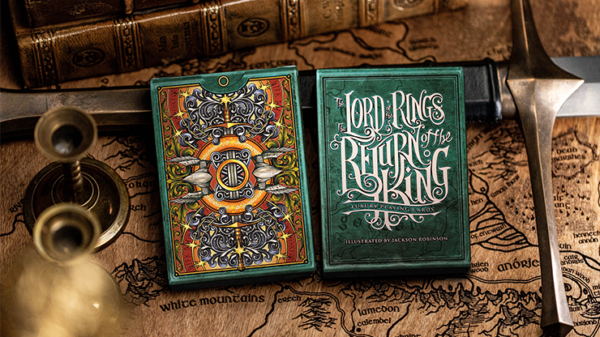 The Lord of the Rings - Return of the King Playing Cards by Kings Wild Project(Green)