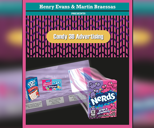 3D Candy Advertisement (Gimmicks and Online Instructions) by Henry Evans and Mysteries - Trick