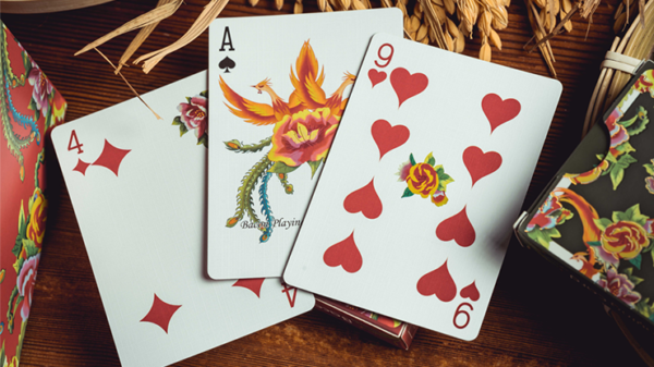 74732-alt5 Phoenix and Peony (Red) Playing Cards by Bacon Playing Card Company