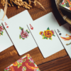 74733-alt3 Phoenix and Peony (Blue) Playing Cards by Bacon Playing Card Company