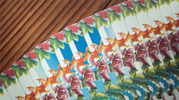 74733-alt4 Phoenix and Peony (Blue) Playing Cards by Bacon Playing Card Company