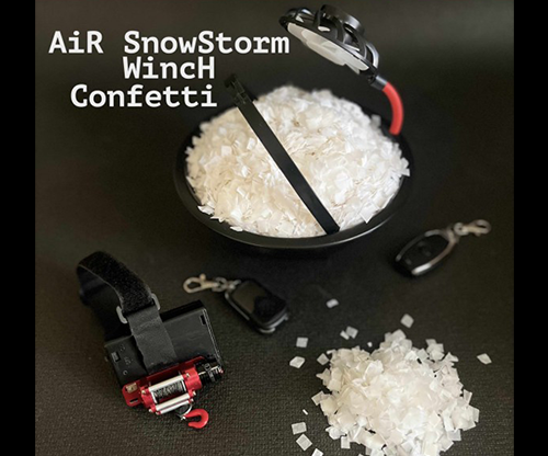 74845-full AiR SnowStorm with Winch and Confetti (Gimmick and Online Instructions) by Victor Voitko - Trick