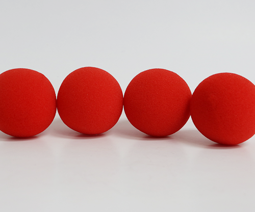 2 inch PRO Sponge Ball (Red) Bag of 4 from Magic by Gosh