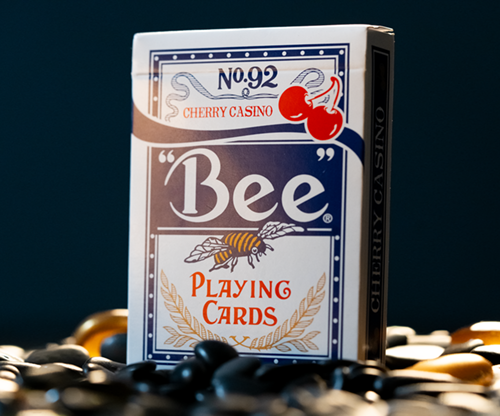 Limited Bee X Cherry (Blue) Playing Cards