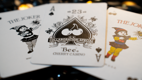 75229-alt3 Limited Bee X Cherry (Red) Playing Cards
