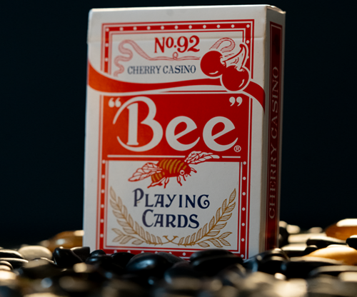 Limited Bee X Cherry (Red) Playing Cards