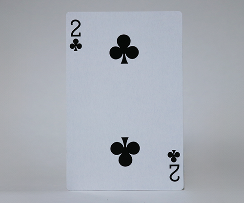 Bicycle Jumbo Queen of Hearts 2 of Club