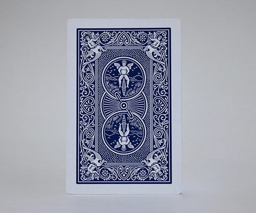 Bicycle Jumbo Double Back (Blue/Blue)