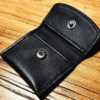 The Cowhide Coin Wallet (Black) by Bacon Magic - Trick