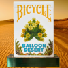 75392-full Gilded Bicycle Balloon Desert Playing Cards
