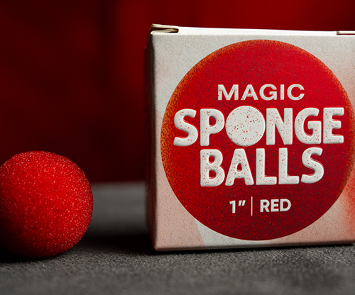 Magic Sponge Balls 4PK RED 1" by Murphy's Magic