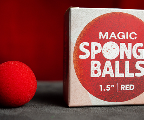 Magic Sponge Balls 4PK RED 1.5" by Murphy's Magic