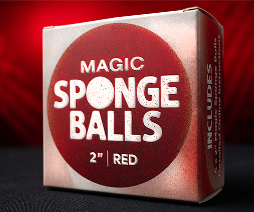 Magic Sponge Balls 4PK RED 2" by Murphy's Magic