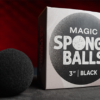 75539-full Magic Sponge Balls 4PK BLACK 3" by Murphy's Magic