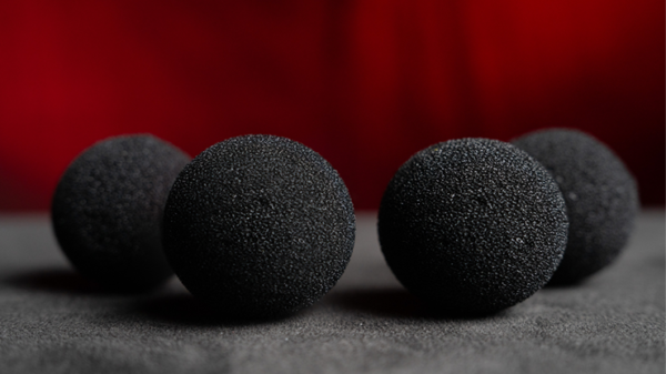 75542-alt2 Magic Sponge Balls 4PK BLACK 1" by Murphy's Magic