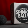 75542-full Magic Sponge Balls 4PK BLACK 1" by Murphy's Magic