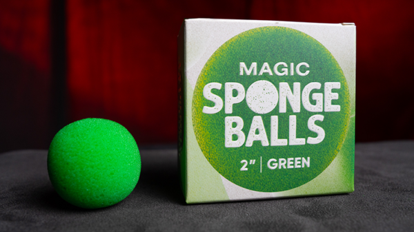 75544-full Magic Sponge Balls 4PK GREEN 2" by Murphy's Magic