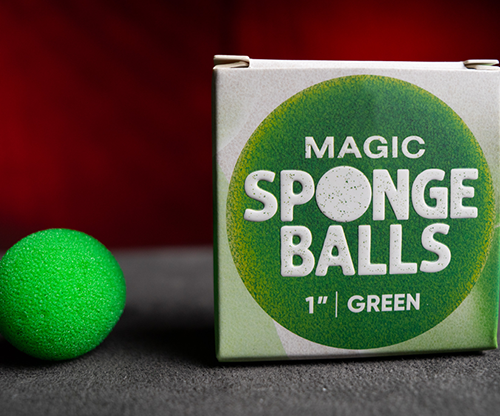 Magic Sponge Balls 4PK GREEN 1" by Murphy's Magic
