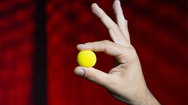 75554-alt1 Magic Sponge Balls 4PK YELLOW 1" by Murphy's Magic