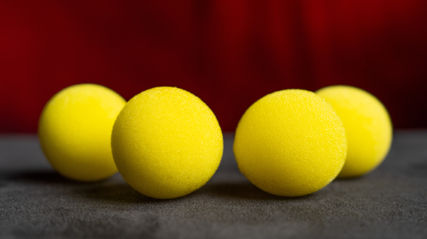 75554-alt2 Magic Sponge Balls 4PK YELLOW 1" by Murphy's Magic